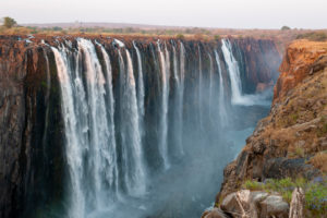 Scenic view of Victoria Falls, Zambezi River, Zimbabwe Scenic view of Victoria Falls, Zambezi River, Zimbabwe